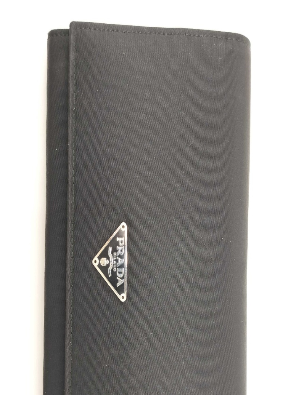 PRADA Nylon Prada Nylon Folded Wallet Black Wallet